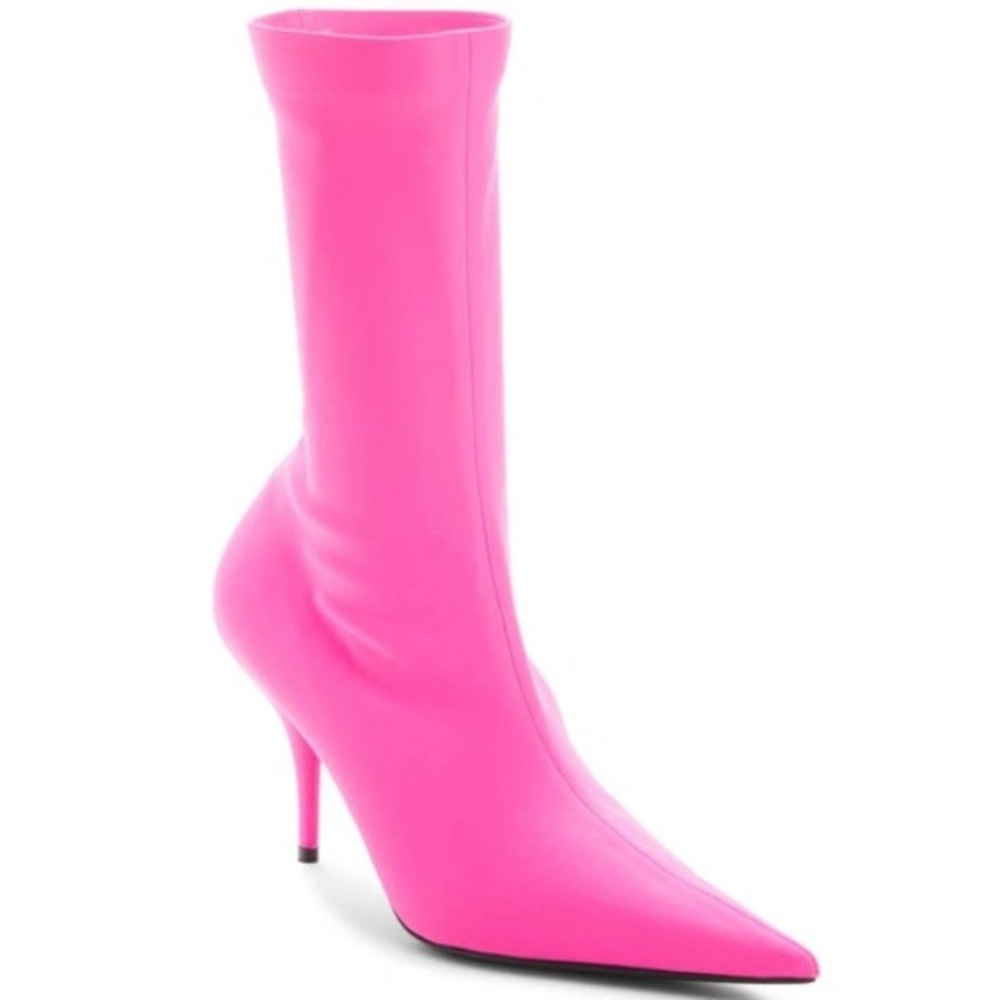 Authentic Balenciaga Bright Pink Sock Booties